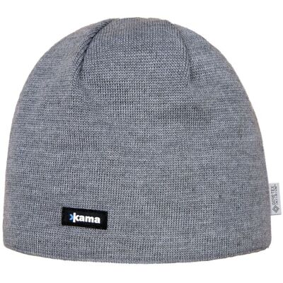 Kama Gestrickte Merino, Mütze, Grau Kama Gestrickte Merino, Mütze, Grau