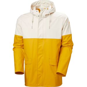 Helly Hansen Moss Block, Regenmantel, Herren, gelb/weiß Helly Hansen Moss Block, Regenmantel, Herren, gelb/weiß