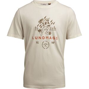 Lundhags Järpen Printed T-shirt, T-Shirt, Herren, Weiß Lundhags Järpen Printed T-shirt, T-Shirt, Herren, Weiß