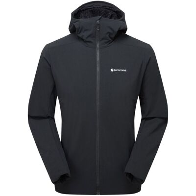 Montane Khamsin Hoodie, Softshelljacke, Herren, schwarz Montane Khamsin Hoodie, Softshelljacke, Herren, schwarz