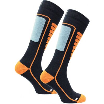 Norfolk Courchevel, Skisocken, navy/orange Norfolk Courchevel, Skisocken, navy/orange