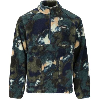 SLOPE Kendor AOP Teddy, Fleecejacke, Herren, grape leaf SLOPE Kendor AOP Teddy, Fleecejacke, Herren, grape leaf