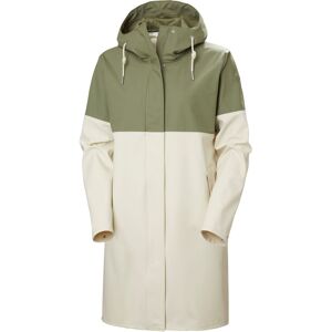 Helly Hansen Moss Block PU, Regenmantel, Damen, weiß/grün Helly Hansen Moss Block PU, Regenmantel, Damen, weiß/grün