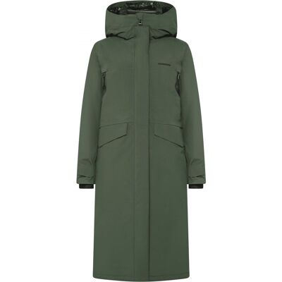 Didriksons Neja Long, Parka, Damen, dunkelgrün Didriksons Neja Long, Parka, Damen, dunkelgrün