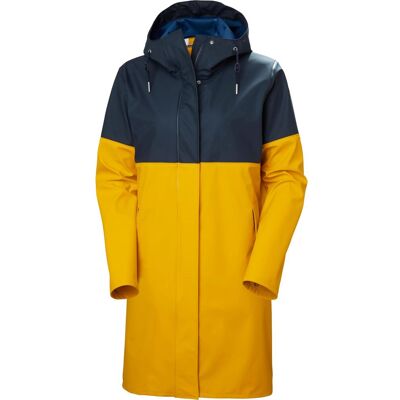 Helly Hansen Moss Block PU, Regenmantel, Damen, gelb/blau Helly Hansen Moss Block PU, Regenmantel, Damen, gelb/blau