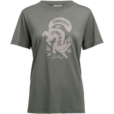 Lundhags Järpen Printed T-shirt, T-Shirt, Damen, Grün Lundhags Järpen Printed T-shirt, T-Shirt, Damen, Grün