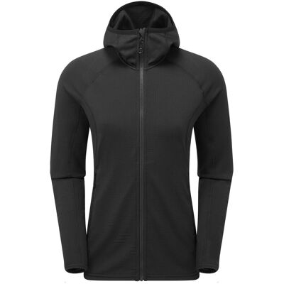 Montane F Protium Hoodie, Fleece, Damen, Schwarz Montane F Protium Hoodie, Fleece, Damen, Schwarz