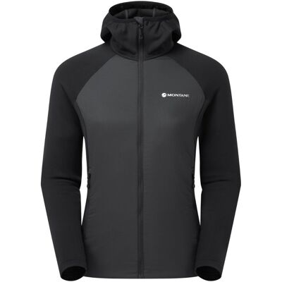 Montane F Sirocco Lite Hoodie, Zwischenschicht, Damen, schwarz Montane F Sirocco Lite Hoodie, Zwischenschicht, Damen, schwarz