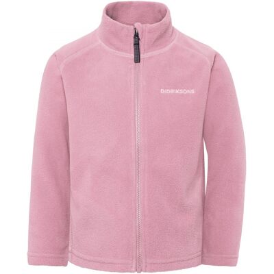 Didriksons Monte FZ 10, Fleecejacke, Kinder, rosa Didriksons Monte FZ 10, Fleecejacke, Kinder, rosa