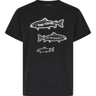 Didriksons Mynta, T-Shirt, Junior, schwarz Didriksons Mynta, T-Shirt, Junior, schwarz