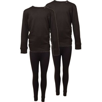 Helios Essential, Skiunterwäsche, Junior, schwarz, 2 Sets Helios Essential, Skiunterwäsche, Junior, schwarz, 2 Sets