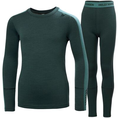 Helly Hansen Lifa Merino Midweight, Set, Junior, grün Helly Hansen Lifa Merino Midweight, Set, Junior, grün