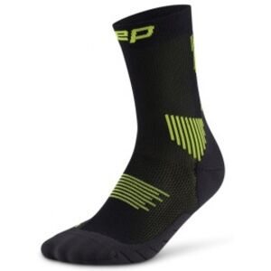 CEP Core Run Socks Mid Cut 5.0, Laufsocken, Damen, schwarz/grün CEP Core Run Socks Mid Cut 5.0, Laufsocken, Damen, schwarz/grün