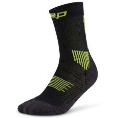 CEP Core Run Socks Mid Cut 5.0, Laufsocken, Damen, schwarz/grün CEP Core Run Socks Mid Cut 5.0, Laufsocken, Damen, schwarz/grün