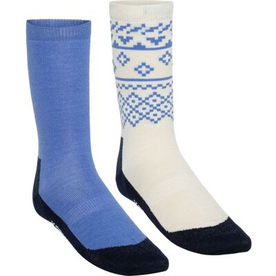 Kari Traa Ragna, Wandersocken, Damen, 2 Paar, hellblau Kari Traa Ragna, Wandersocken, Damen, 2 Paar, hellblau