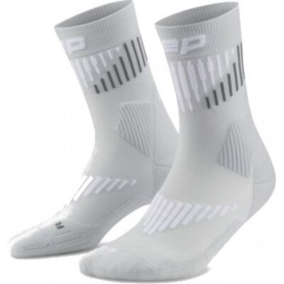 CEP Core Run Merino Socks Mid Cut 3.0, Laufsocken, Herren, grau CEP Core Run Merino Socks Mid Cut 3.0, Laufsocken, Herren, grau