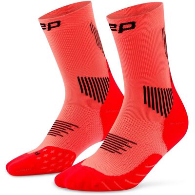 CEP Core Run Socks Mid Cut 5.0, Laufstrümpfe, Herren, neon CEP Core Run Socks Mid Cut 5.0, Laufstrümpfe, Herren, neon