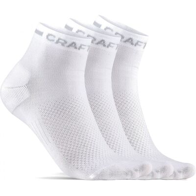 Craft CORE Dry Mid, Socken, 3 Paar, weiß Craft CORE Dry Mid, Socken, 3 Paar, weiß