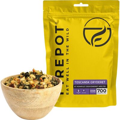 Firepot Toskanischer Eintopf, gefriergetrocknete Nahrung, XL Firepot Toskanischer Eintopf, gefriergetrocknete Nahrung, XL