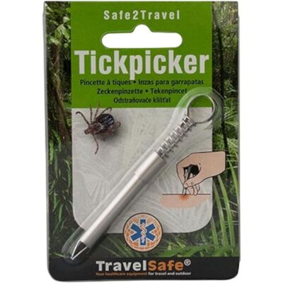 Travelsafe TS54 Edelstahl Zeckenzange - Überlebensset Travelsafe TS54 Edelstahl Zeckenzange - Überlebensset