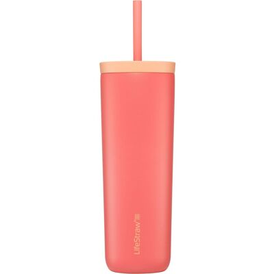 LifeStraw Go Series Tumbler, 500ml, Thermobecher, pink/orange LifeStraw Go Series Tumbler, 500ml, Thermobecher, pink/orange