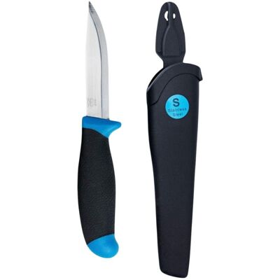 Øyo Oyo Messer aus Edelstahl mit Scheide, Messer, blau Øyo Oyo Messer aus Edelstahl mit Scheide, Messer, blau