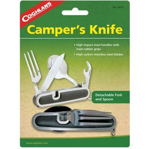 Coghlans Camper's Messer - Abnehmbare Gabel & Löffel - Camping Besteck Coghlans Camper's Messer - Abnehmbare Gabel & Löffel - Camping Besteck