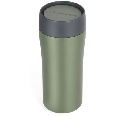 Lifeventure One Touch Thermal Mug, Thermobecher, 350 ml, khaki Lifeventure One Touch Thermal Mug, Thermobecher, 350 ml, khaki