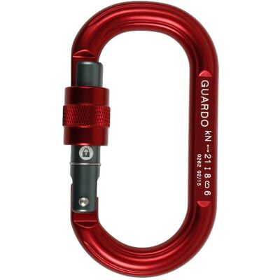 Edelweiss Karabiner Guardo Oval Schraubverschluss, Karabiner Edelweiss Karabiner Guardo Oval Schraubverschluss, Karabiner