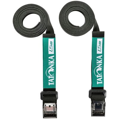 Tatonka Easy Strap 18mm/1,50m, Spannriemen, schwarz, 1 Paar Tatonka Easy Strap 18mm/1,50m, Spannriemen, schwarz, 1 Paar