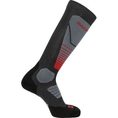 Salomon S/Pro, Skisocken, schwarz/grau Salomon S/Pro, Skisocken, schwarz/grau