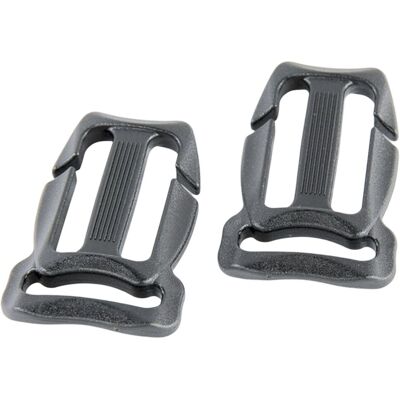 Tatonka Brustgurt Bkl. 25/20mm QA, Schnalle, schwarz, 1 Paar Tatonka Brustgurt Bkl. 25/20mm QA, Schnalle, schwarz, 1 Paar