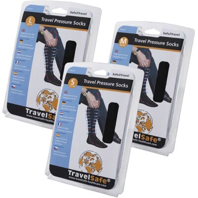 Travel Safe TravelSafe Druckstrümpfe S, schwarz Travel Safe TravelSafe Druckstrümpfe S, schwarz