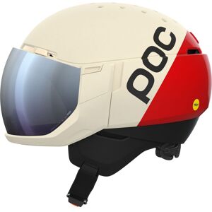 POC Levator MIPS, Skihelm mit Visier, rouge/blanc POC Levator MIPS, Skihelm mit Visier, rouge/blanc