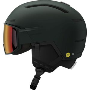 Salomon Driver Pro Sigphoto MIPS, Skihelm mit Visier, dunkelgrün Salomon Driver Pro Sigphoto MIPS, Skihelm mit Visier, dunkelgrün