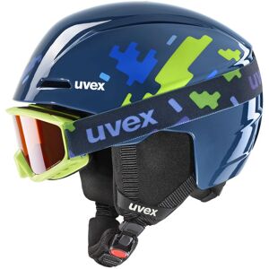 Uvex Viti Set, Skihelm + Skibrille, Junior, dunkelblau Uvex Viti Set, Skihelm + Skibrille, Junior, dunkelblau