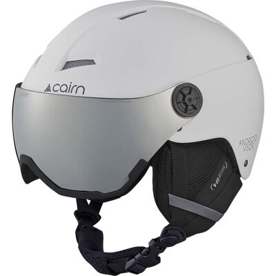 Cairn Android Visor, Skihelm mit Visier, weiß Cairn Android Visor, Skihelm mit Visier, weiß
