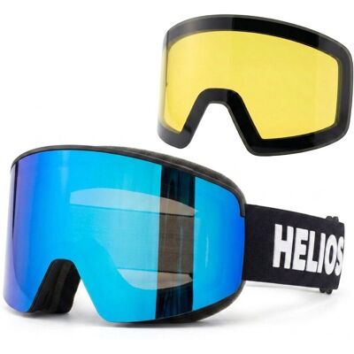 Helios View Magnet, Skibrille, blau/schwarz Helios View Magnet, Skibrille, blau/schwarz
