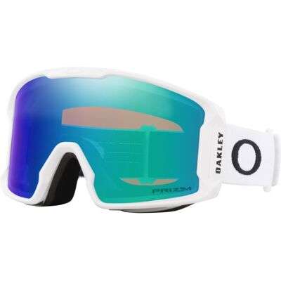 Oakley Line Miner M Skibrille - Matt Weiß / Blau / Weiß Oakley Line Miner M Skibrille - Matt Weiß / Blau / Weiß