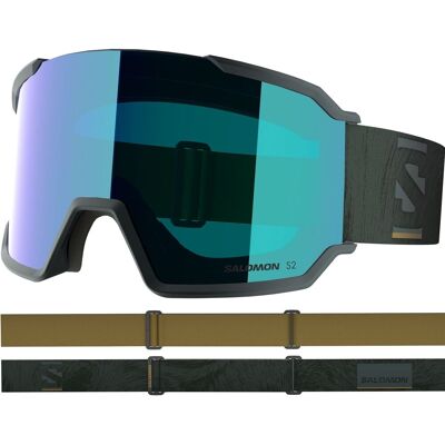 Salomon S/View 3, Skibrille, dunkelgrün Salomon S/View 3, Skibrille, dunkelgrün