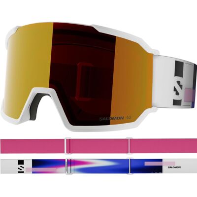 Salomon S/View 3, Skibrille, weiß Salomon S/View 3, Skibrille, weiß