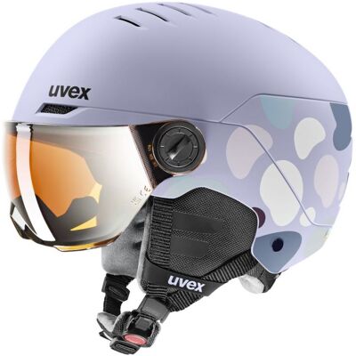 Uvex Rock JR Visor, Skihelm mit Visier, Junior, lila Uvex Rock JR Visor, Skihelm mit Visier, Junior, lila