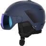 Salomon Pioneer LT Visor, Skihelm mit Visier, blau