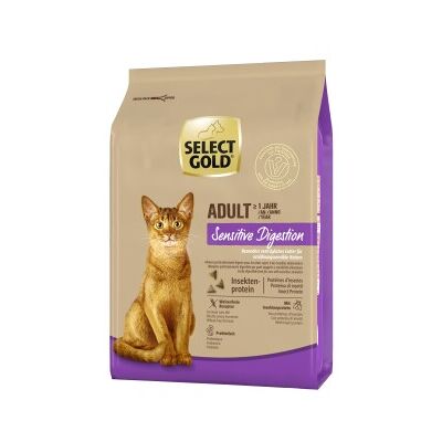 SELECT GOLD Sensitive Adult Insektenprotein 2,5 kg - Katzenfutter SELECT GOLD Sensitive Adult Insektenprotein 2,5 kg - Katzenfutter