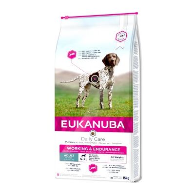 EUKANUBA Trockenfutter Hund Premium Working & Endurance Adult, Huhn 15 kg EUKANUBA Trockenfutter Hund Premium Working & Endurance Adult, Huhn 15 kg