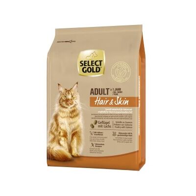 Select Gold Katzenfutter Adult Haar & Haut mit Geflügel & Lachs Select Gold Katzenfutter Adult Haar & Haut mit Geflügel & Lachs