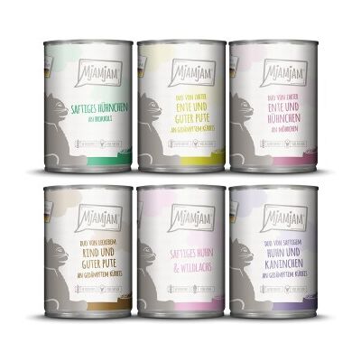 MjAMjAM Erwachsenen Nassfutter - Mischpaket 6x400g MjAMjAM Erwachsenen Nassfutter - Mischpaket 6x400g