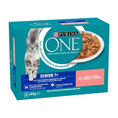 Purina ONE Senior 7+ Lachs 8x85g Purina ONE Senior 7+ Lachs 8x85g
