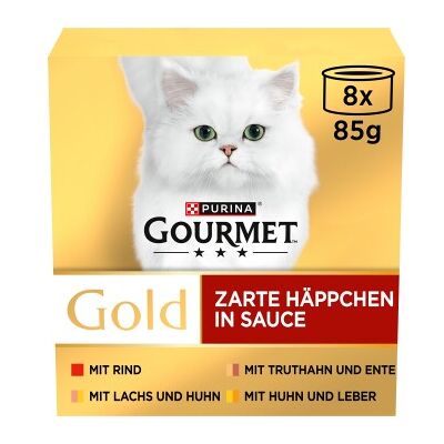 GOURMET Gold Zarte Häppchen 8 x 85 g GOURMET Gold Zarte Häppchen 8 x 85 g