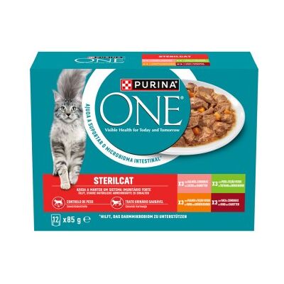 PURINA ONE - Lachs Feuchtes Katzenfutter - Katzennahrung PURINA ONE - Lachs Feuchtes Katzenfutter - Katzennahrung